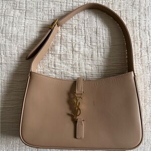 Saint Laurent Le 5 à 7 Mini Hobo in Smooth Leather